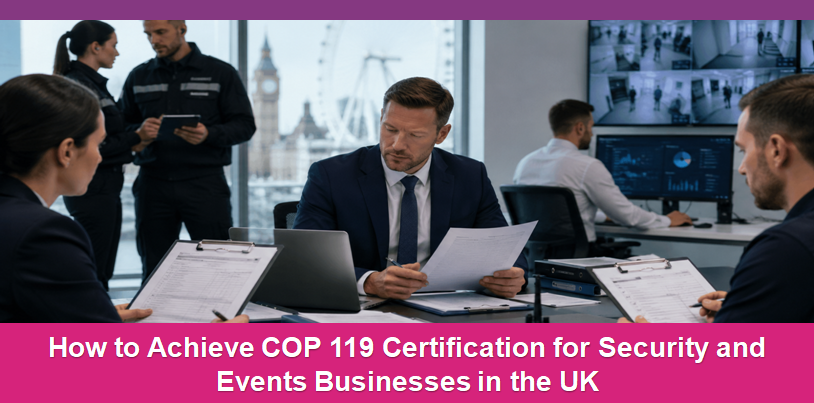 How to Achieve COP 119 Certification for Security and Events Businesses in the UK